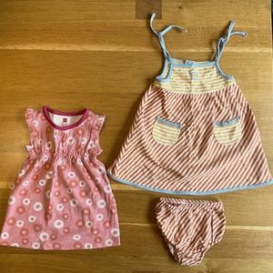 Two dresses, size 12 months, Tea Collection